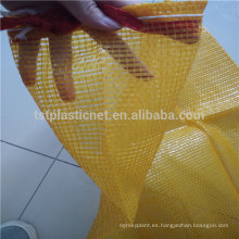 Bolsa de malla de vegetabel / bolsa de cebolla de malla / bolsa tubular de patata de malla